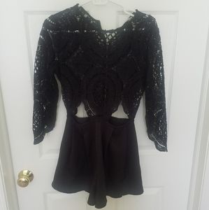 Charlotte Russe Black Romper